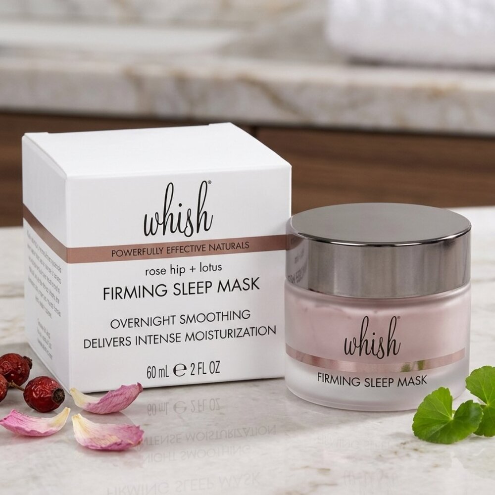 Whish Firming Sleep Mask - Rose Hip + Lotus - 2 fl oz - NEW